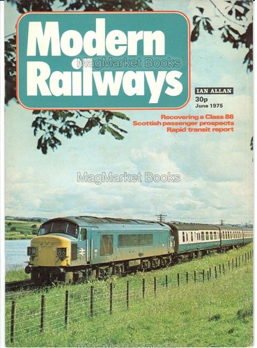 MODERN RAILWAYS MAGAZINE · JUNE 1975 · TRAINS AND TRANSPORT · VINTAGE COPY - 第 1/3 張圖片