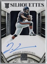 2015 Panini Crown Royale Jeremy Langford Rookie Jersey Autograph Card /299