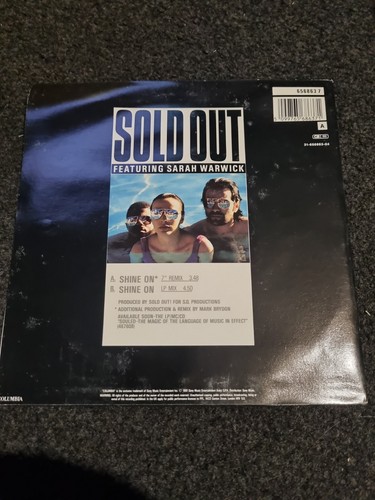 Sold Out - Shine On - 7" Vinyl Record - Picture 2 of 4