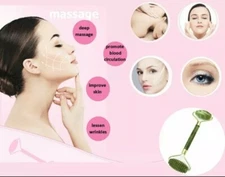 Jade Roller Face Body Eye Kit Massager Tool Anti Aging Wrinkle Beauty Therapy