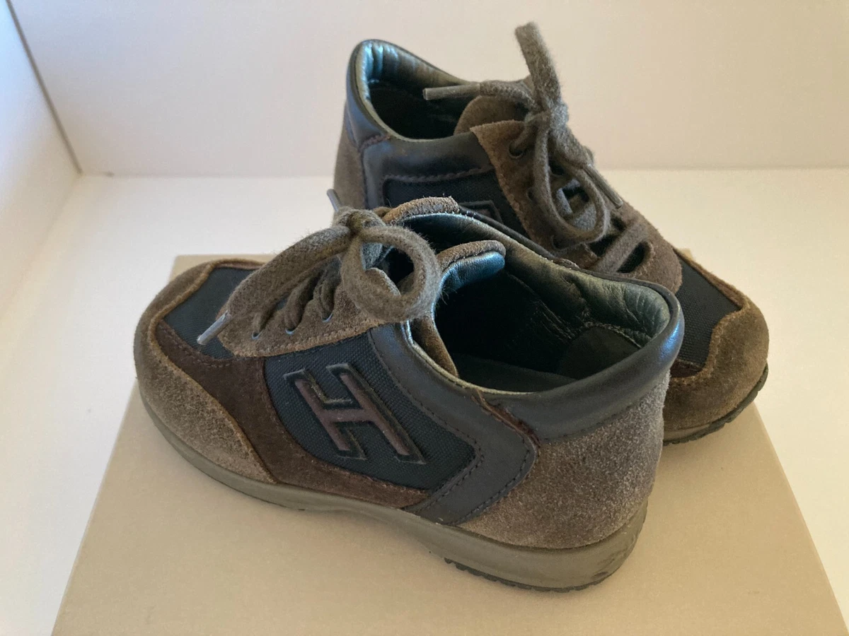 SCARPE BAMBINO HOGAN . TG. 23 CAMOSCIO PELLE eBay