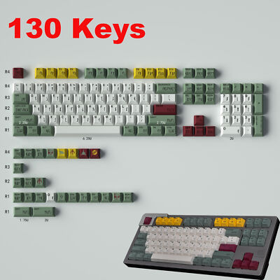 130Keys Star Wars Mandalorian Boba Fett Keycap MX Switch for Mechanical Keyboard
