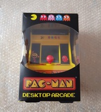PAC-MAN Desktop Arcade Bandai Minikonsole Sounds + Gameplay Joystick 2019 Retro