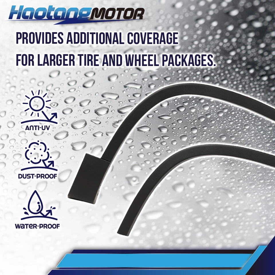 Guardabarros delantero derecho y derecho apto para Volkswagen Tiguan 2012-2017 plástico texturizado Foto 2 de 4