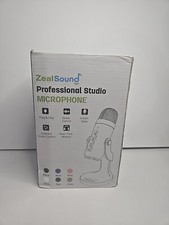 Zealsound USB Microphone, Condenser PC Mic Black New In Box