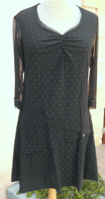 schwarzes Kleid La mode est a vous LMV Gr. 38 Modell * über 2 Punkte * neu s/e