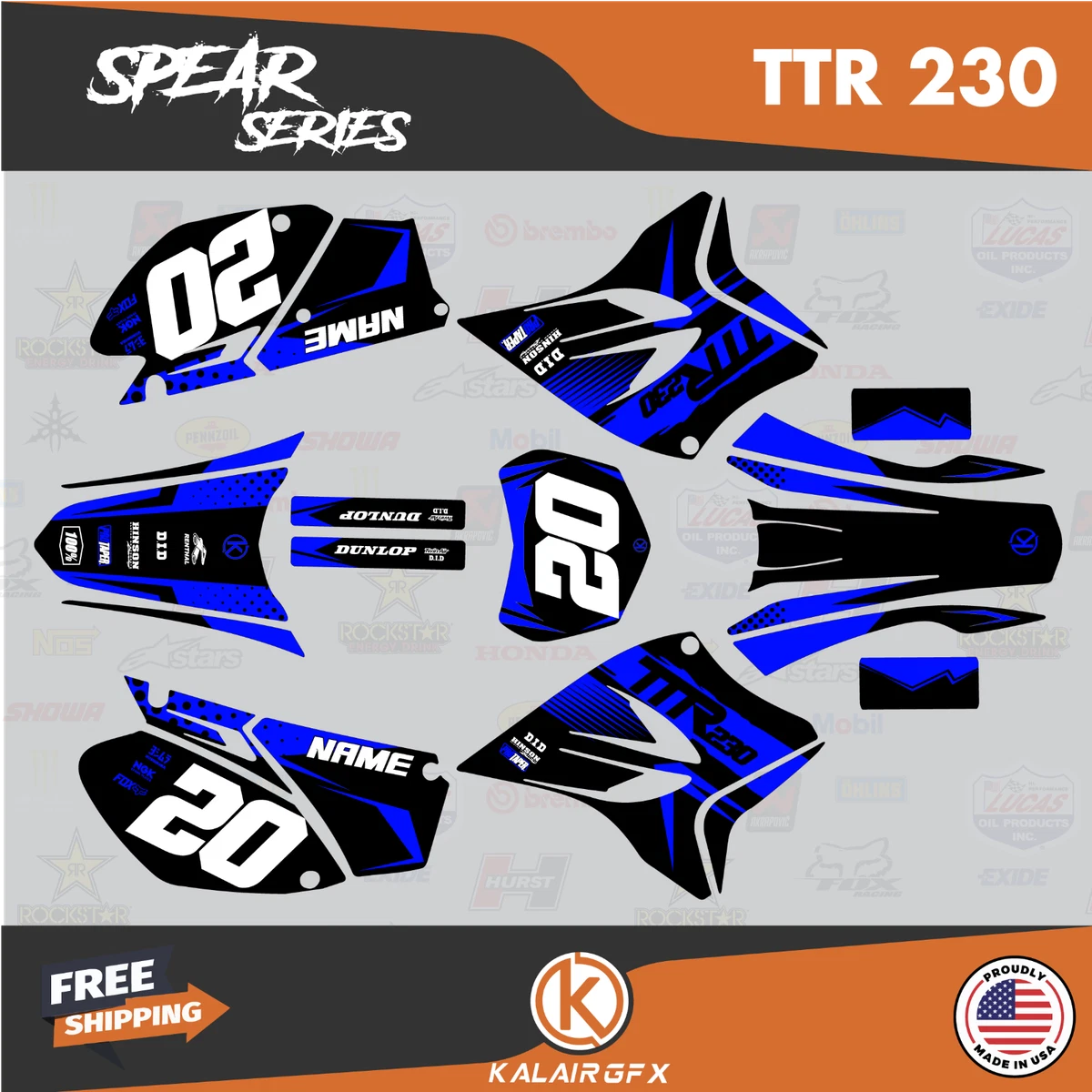 Yamaha ttr cheap 230 plastics
