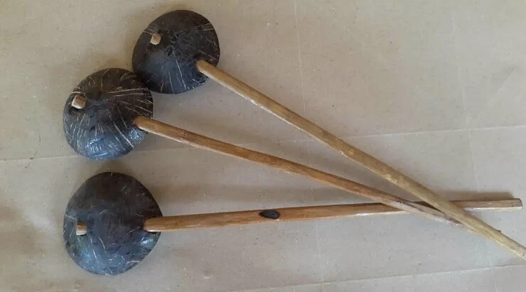 Sri lankan Handmade Traditional Coconut Shell Spoon Kitchen tools Eco Friendly