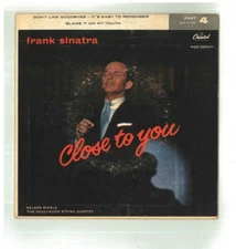 Frank Sinatra ‎– Close To You, Part 1 Capitol Records ‎– EAP 4-789 Vinyl VG+