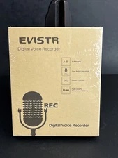 EVISTR 16GB DIGITAL VOICE RECORDER Voice Activated Recorder Player USB Charge