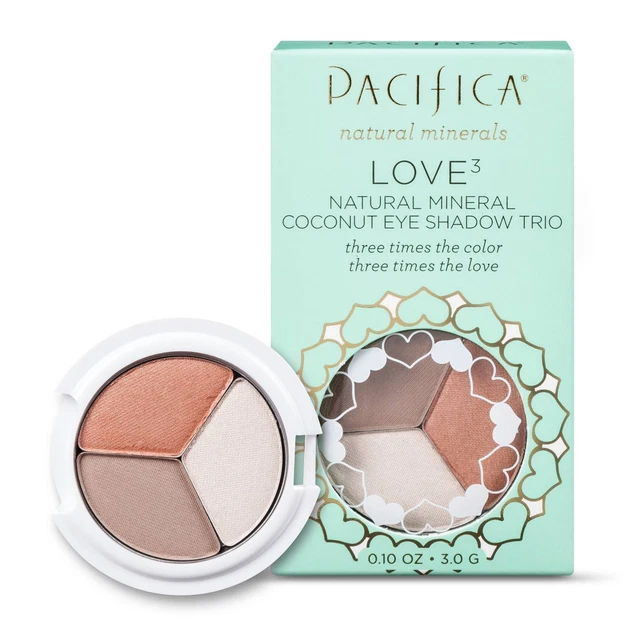 Pó prensado Pacifica Trio Maquiagem para os Olhos