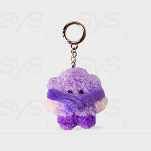 BTS BT21 Official Goods mini minini Doll Keyring Purple of Wish Edition + Track# - Picture 7 of 18