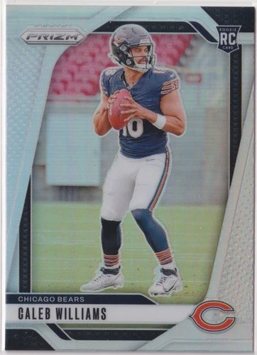 2024 Panini Prizm Caleb Williams True Silver Prizm Rookie Card #301 Bears