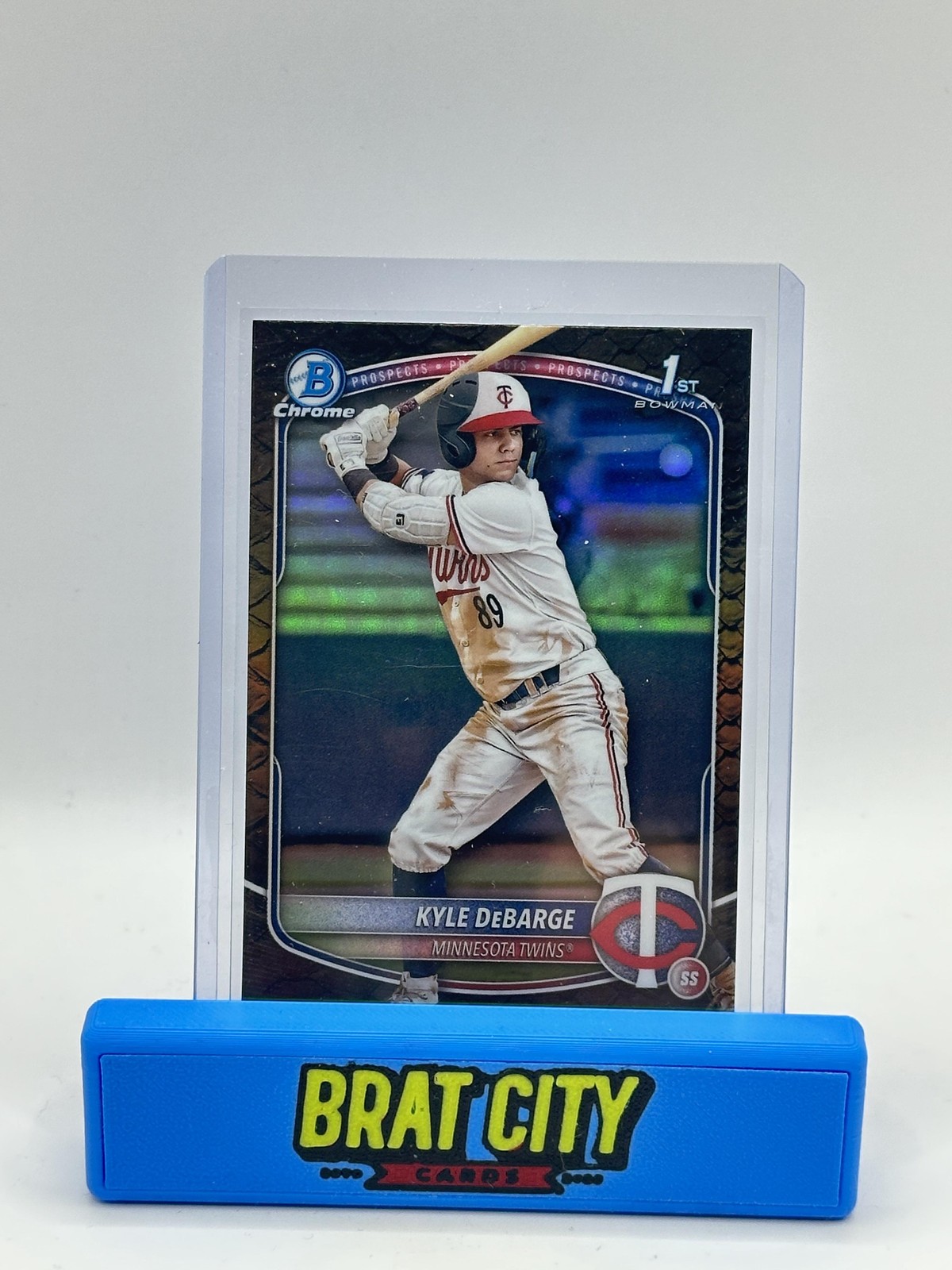 2025 Bowman #BCP-139 Kyle DeBarge Chrome Prospects Reptilian Refractor