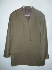 BA428- Gianluca Isaia LIGHT SILKY S.110 WOOL S. COAT - 48R 58 Surgeon Cuffs