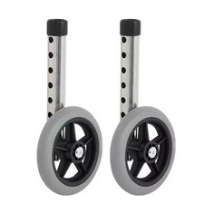 Replacement 5 Inch Walker Wheel, 1 Pair for Seniors- Walker Wheels Feet5717