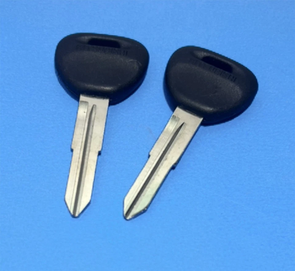 2x Llave en blanco para Mitsubishi GTO Magna Montero Eclipse Lancer 3000GT Mirage Foto 2 de 2