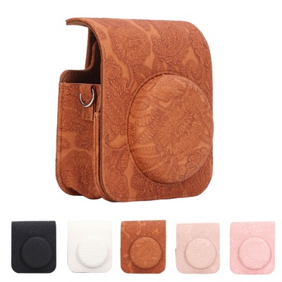Instant Camera Protective Bag Vintage 3D Pattern Instant Camera Carrying Case CB
