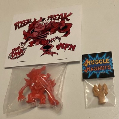 Custom Miniature Mini Figure Rubber Keshi Lot MUSCLE Fossil Freak NEW Rare Lot