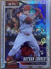 Nathan Church RC 2026 Topps Series 1 #24 Sandglitter Foil
