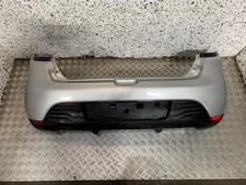 13-16 RENAULT CLIO MK4 REAR BUMPER SILVER PAINT CODE TED69 (SCRATCHED)