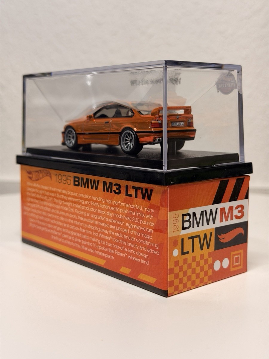 Hot Wheels RLC 1995 BMW M3 LTW Spectraflame Orange Limited Edition