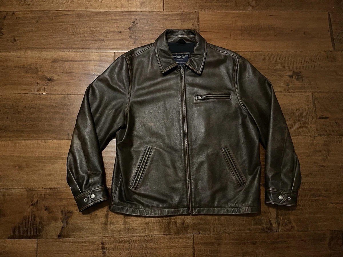 American Eagle Outfitters Leather Outer Shell Coats, Jackets