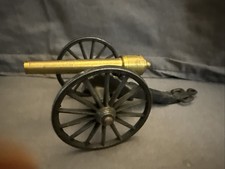 Vintage Civil War Era Cannon Cast Metal 7 x 3 x 4 MFCO , Cannon 4 1/2 In L 3