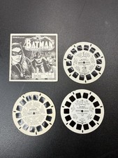Vintage View Master Batman 1966 TV Reels Booklet B492 GAF 3 Reel Set DC Comics