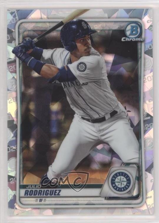 2020 Bowman Chrome Prospects Atomic Refractor Julio Rodriguez #BCP-19 n0j