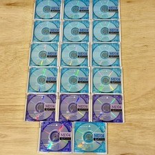 MiniDiscs Bundle JVC 74 Minute Crystal Blue & Purple 17x MD74 ~ Please Read