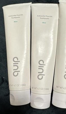 Quip Lot Of 2 Anti-Cavity Fluoride Toothpaste Mint Flavor 4.7 oz Sealed ***READ