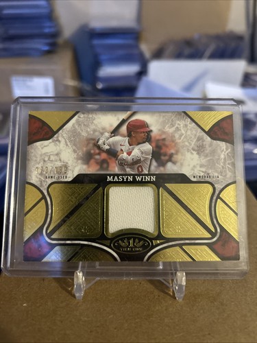 2025 Topps Tier One MLB #T1R-MW Masyn Winn Game Used Relic Cardinals /199