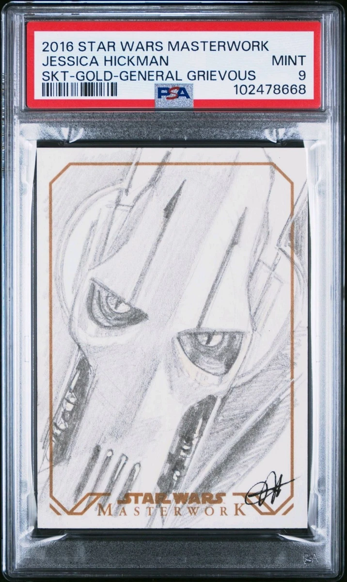 Star Wars グリーヴァス grievous sketch topps Topps Star Wars Masterwork General Grievous Trading Cards for sale