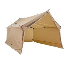  Hot Tent, Camping Tipi Hot Tents with Stove Jack, 2 Persons+no-pole Frame