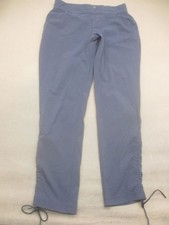 Columbia Sise M Womens Blue Pockets Drawstring Sides Outdoor Hiking Capri 013