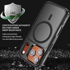For iPhone 17 Pro Max 17 Case Shockproof Heavy Duty Rugged Magnetic Hard Cover