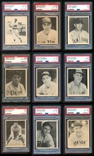 1939 Play Ball All-PSA Near Complete Set / Lot 5 - EX 4689519 (64 / 161 cards)