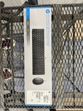 HP Wired Desktop 320MK Mouse and Keyboard Set Black, NEW
