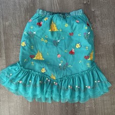 The Little Mermaid Hanna Andersson Disney Collection Teal Tulle Skirt Size Large