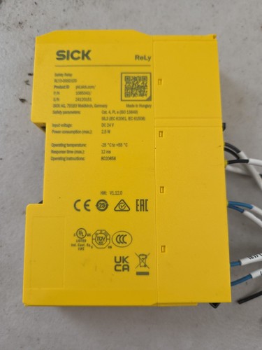 Sick RLY3-OSSD100 Safety Relay Module 1085343 RLY3-0SSD100 Unit Made in Hungary