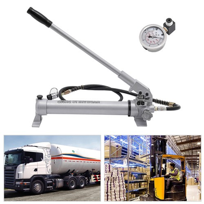 #ad #ad Manual Hydraulic Hand Pump Hydraulic Hand Pump with Pressure Guage US STOCK $86.69