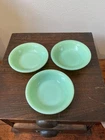 Set of 3 Fire-King Jadeite Restaurant Ware 4.5" Inch Berry Bowls
