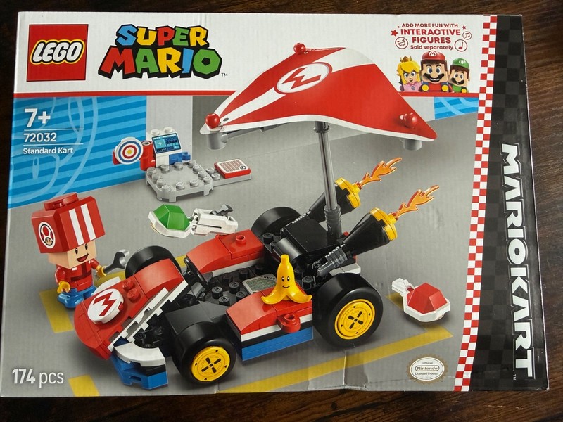 LEGO Super Mario Mario Kart Standard Kart 72032 Complete Set sealed