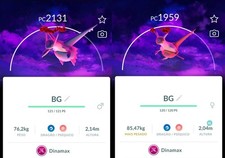 Pok mon Go Dynamax Latios/Latias Non-Shiny Background Pokemon Trade Go Trade 20k