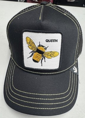 Goorin Bros The Farm SnapBack Trucker Cap Queen Bee Schwarz Authentisch NEU