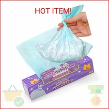 BOS Amazing Odor Sealing Cat Waste Bags - Durable and Unscented Size: S, Color: