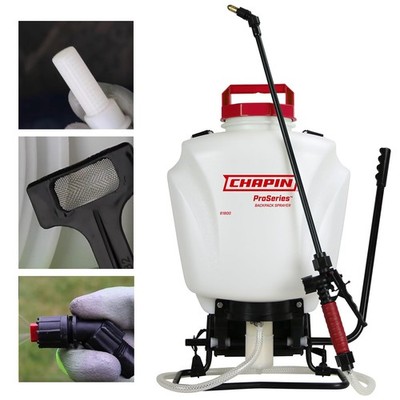 Chapin 61800 4-Gallon Made in USA Professional Backpack Sprayer with Brass