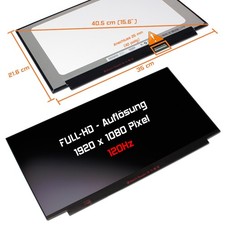 15,6" LED Display matt passend für Lenovo IdeaPad 3-15ARH05 120Hz Full-HD