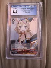 Weiss Schwarz Hololive Revenge, Omaru Polka HOL/W91-E104S SR English Cgc 9.5/10